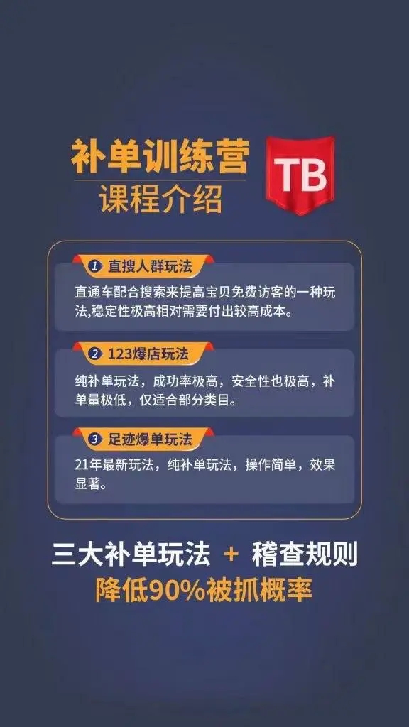 数据蛇淘宝2021最新三大补单玩法+稽查规则，降低90%被抓概率-网创资源社