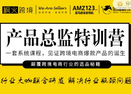 枫火跨境·产品总监特训营，行业大咖联合研发解决行业瓶颈问题-网创资源社