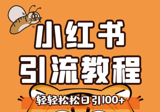 小红书运营引流全系列课程，每天引流100精准粉-网创资源社