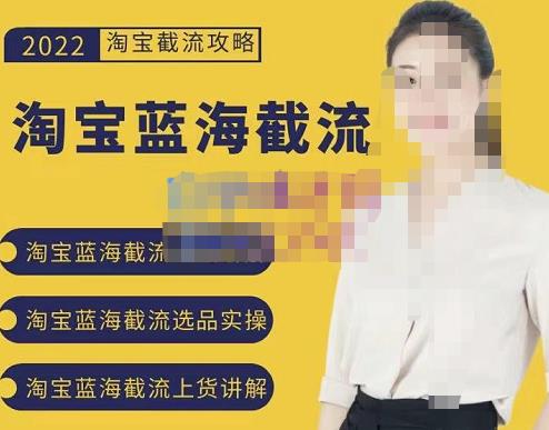 2022淘宝蓝海截流攻略，淘宝蓝海截流选品上货实操讲解-网创资源社