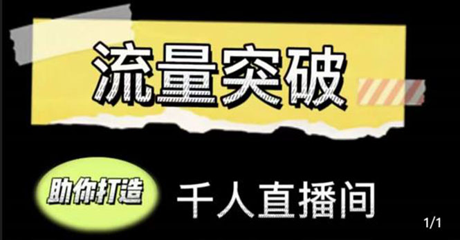 直播运营实战视频课，助你打造千人直播间（14节视频课）-网创资源社