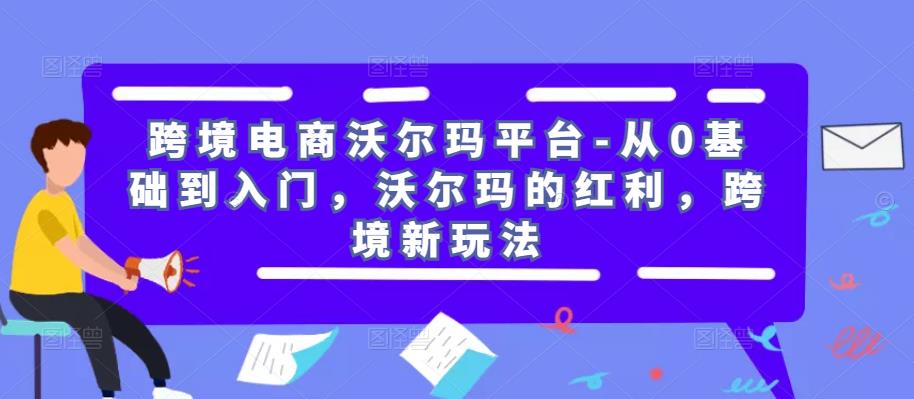 跨境电商沃尔玛平台-从0基础到入门，沃尔玛的红利，跨境新玩法-网创资源社