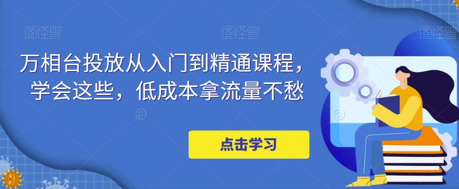 万相台投放从入门到精通课程，学会这些，低成本拿流量不愁-网创资源社