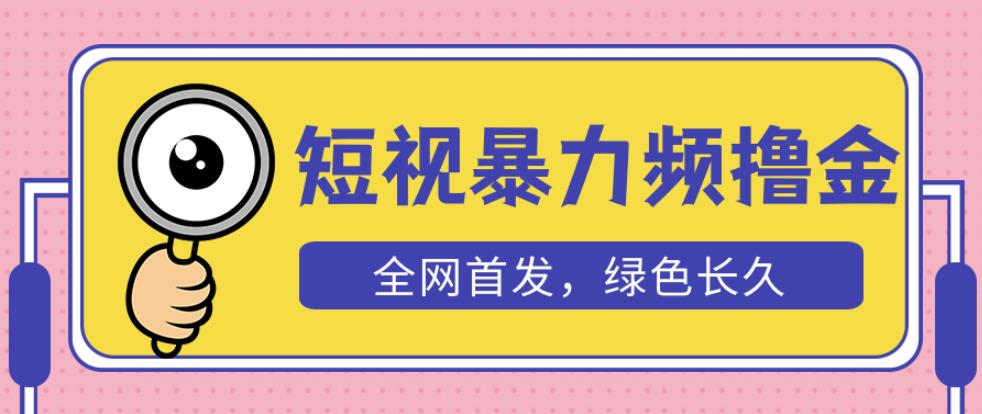 外面收费1680的短视频暴力撸金，日入300+长期可做，赠自动收款平台-网创资源社