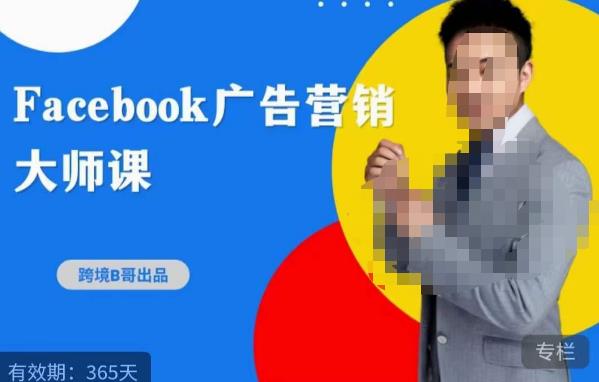 跨境b哥·2023Facebook广告营销大师课，挖掘广告商机，寻找精准客户-网创资源社