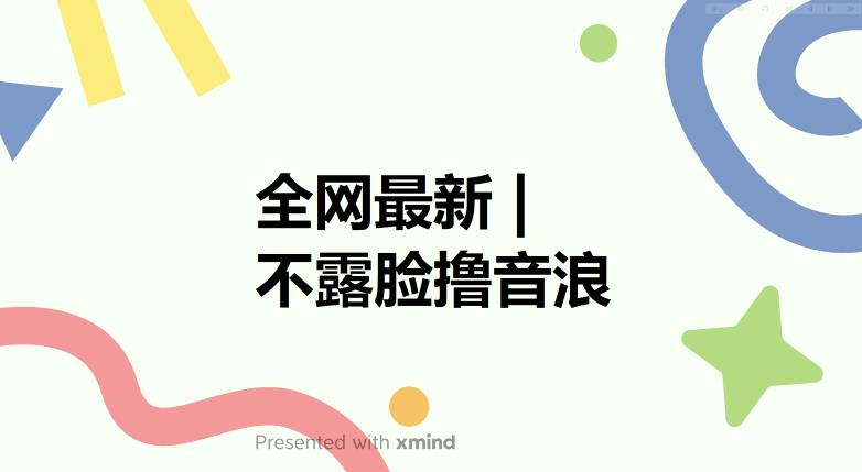 全网最新不露脸撸音浪，跑通自动化成交闭环，实现出单+收徒收益最大化【揭秘】-网创资源社