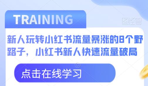 新人玩转小红书流量暴涨的8个野路子，小红书新人快速流量破局-网创资源社