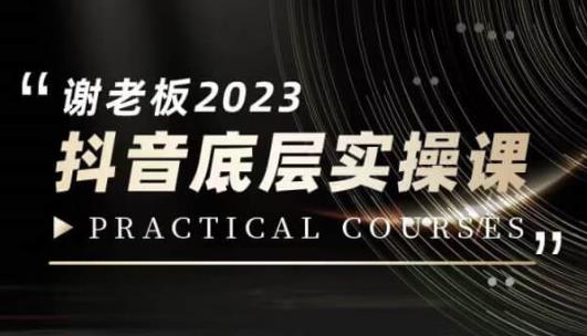 蟹老板·2023抖音底层实操课，打造短视频的底层认知-网创资源社