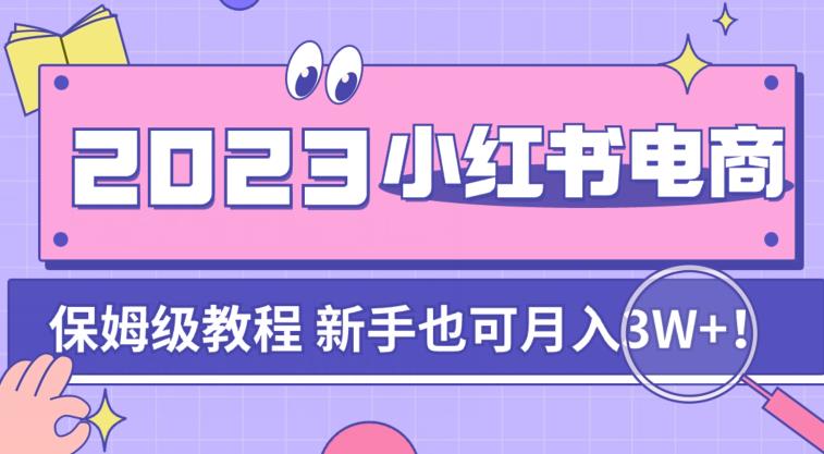 阿本小红书电商陪跑营4.0，带大家从0到1把小红书做起来-网创资源社