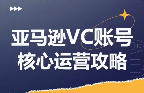 亚马逊VC账号核心玩法解析，实战经验拆解产品模块运营技巧，提升店铺GMV，有效提升运营利润-网创资源社