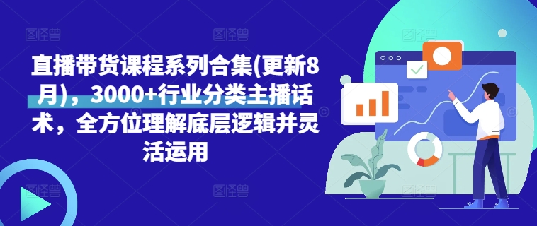 直播带货课程系列合集(更新8月)，3000+行业分类主播话术，全方位理解底层逻辑并灵活运用-网创资源社