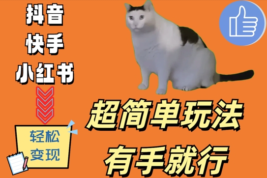 超简单玩法，有手就行，靠猫咪视频日入500+【揭秘】-网创资源社