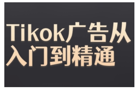 Tiktok Ads实操教程，Tiktok广告从入门到精通-网创资源社