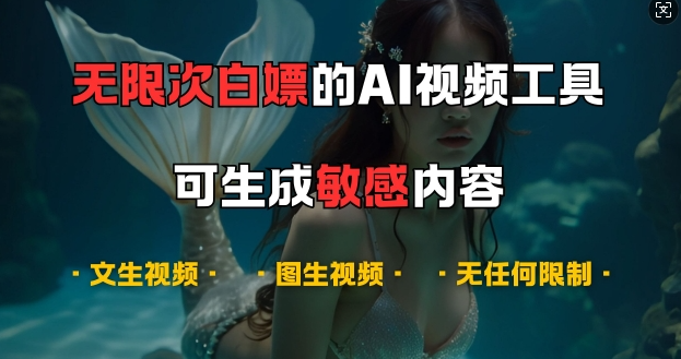 超强大的AI视频工具，可免费无限次白嫖，无任何限制，支持创作音乐，文生视频，图生视频【揭秘】-网创资源社